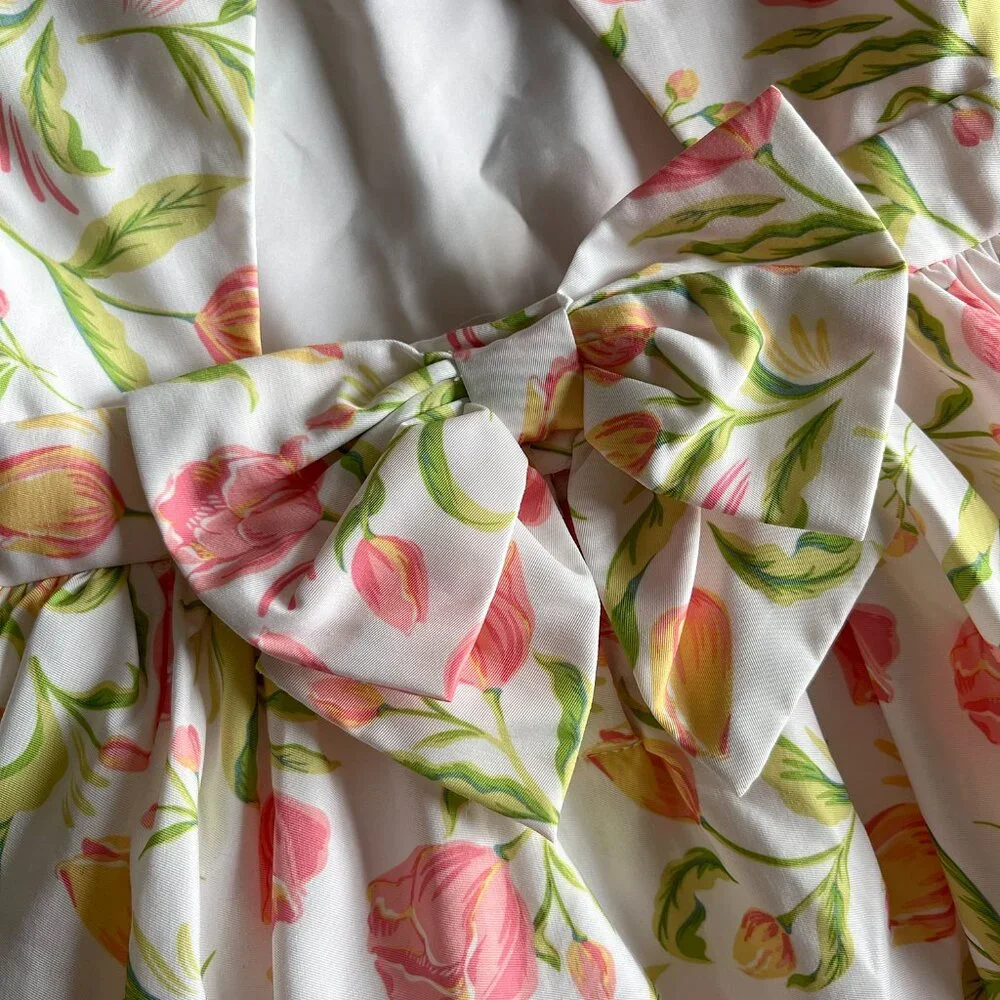 Tahari tulip bow dress 3T